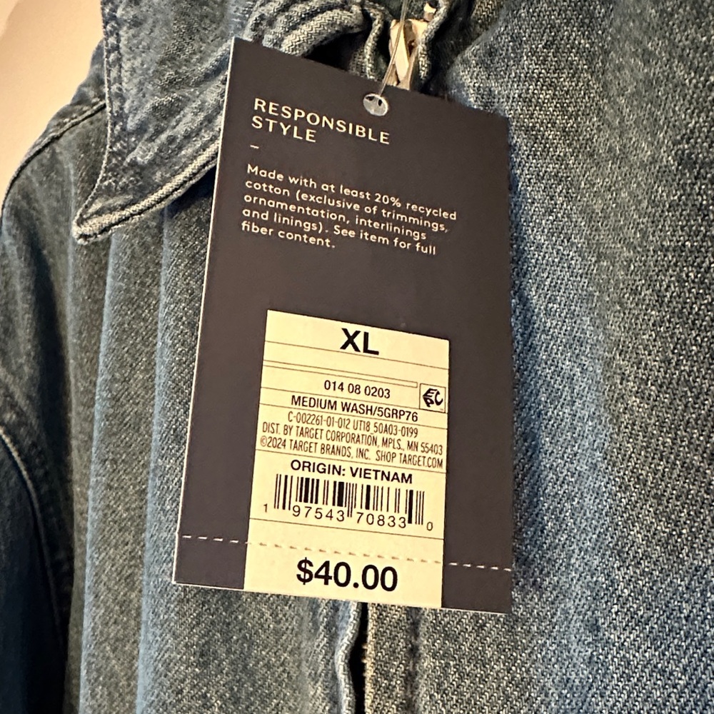 Universal Thread Blue Jean Jacket - Picture 4 of 4